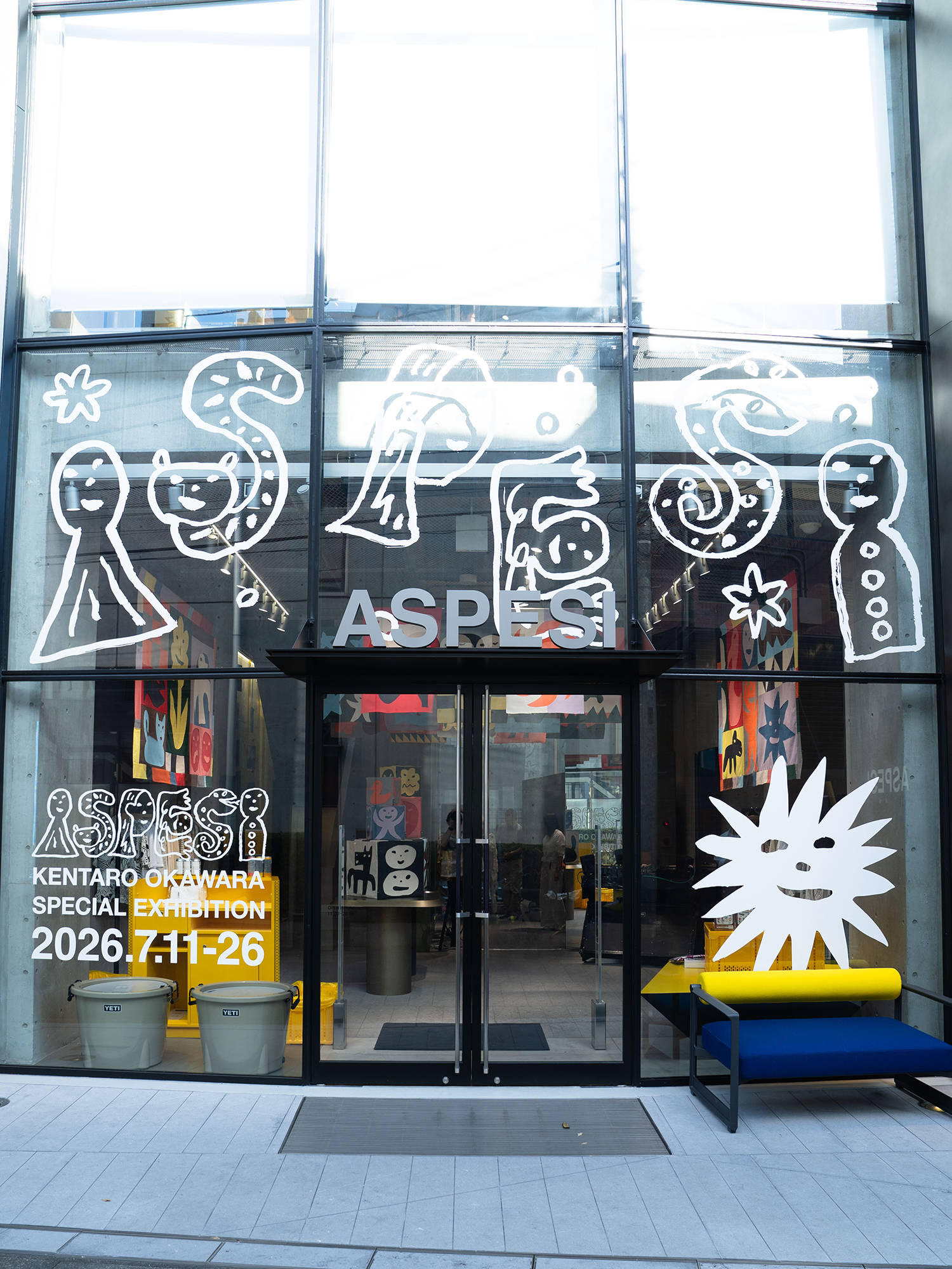 KENTARO OKAWARA SPECIAL EXHIBITION AT ASPESI TOKYO